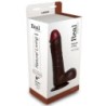 Reālistisks Dildo Real Rapture Fire Passion 9'' Melns