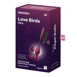 Love Birds Vary Connect App vaagnapõhjalihaste treeningseade punane Satisfyer
