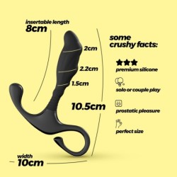 Djinn prostatas masētājs silikonā Chrushious
