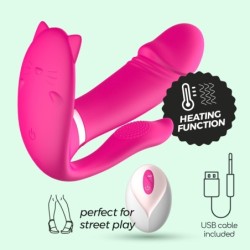 Stimulateur Avec Télécommande Sans Fil Fritz Crushious Rose
