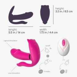 Fritz Crushious Pink Wireless Remote Control Stimulator