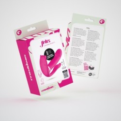 Estimulador Com Comando Sem Fio Fritz Crushious Rosa
