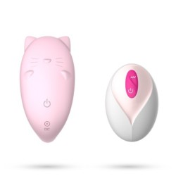 Estimulador Com Comando Sem Fio Fritz Crushious Rosa Pastel