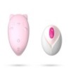 Estimulador Com Comando Sem Fio Fritz Crushious Rosa Pastel