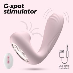 Pookie + Crushious Rózsaszín Vezeték Nélküli Távirányítós Stimulátor
