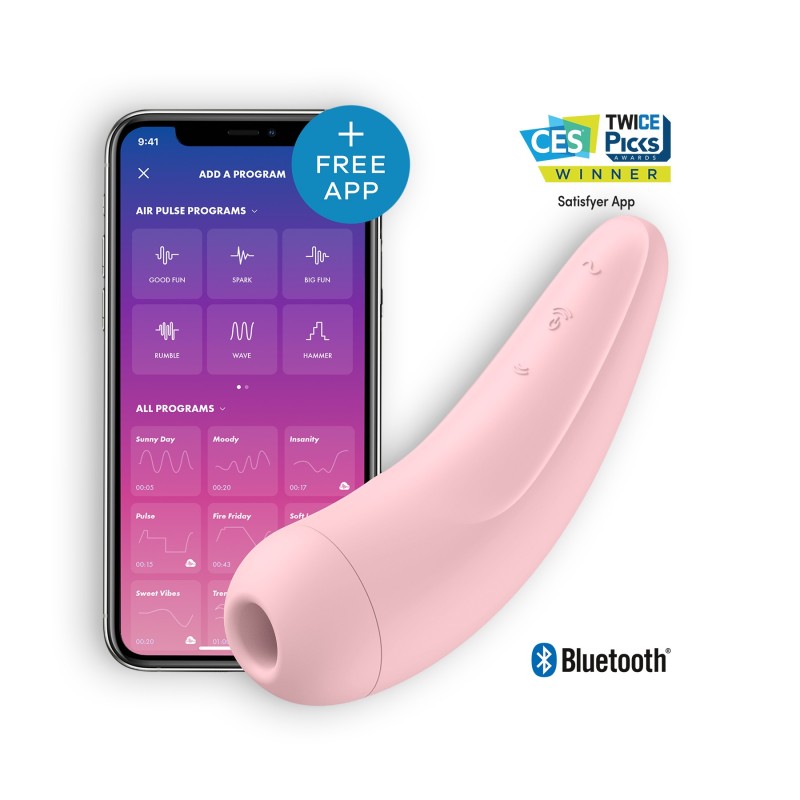 Curvy 2+ App-ohjattava stimulaattori Satisfyer Pinkki