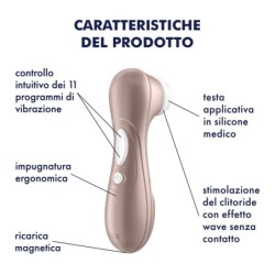 Uppladdningsbar Klitorisstimulator Satisfyer Pro 2 Generation 2