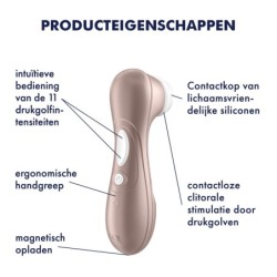 Uppladdningsbar Klitorisstimulator Satisfyer Pro 2 Generation 2