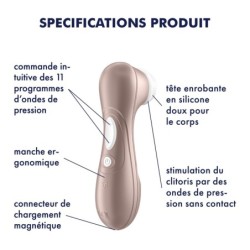Uppladdningsbar Klitorisstimulator Satisfyer Pro 2 Generation 2