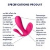 G-Punkt- und Anal-Stimulator Top Secret + Mit App Satisfyer Rosa