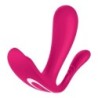 Estimulador Del Punto-G Y Anal Top Secret + Con App Satisfyer Rosa