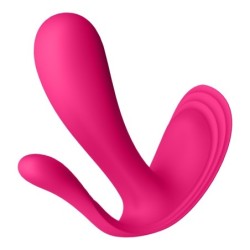 G-punkts- og analstimulator Top Secret + Med App Satisfyer Rosa