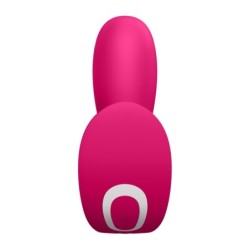 G-pisteen ja anaalialueen stimulaattori Top Secret + App-ohjattava Satisfyer Pinkki