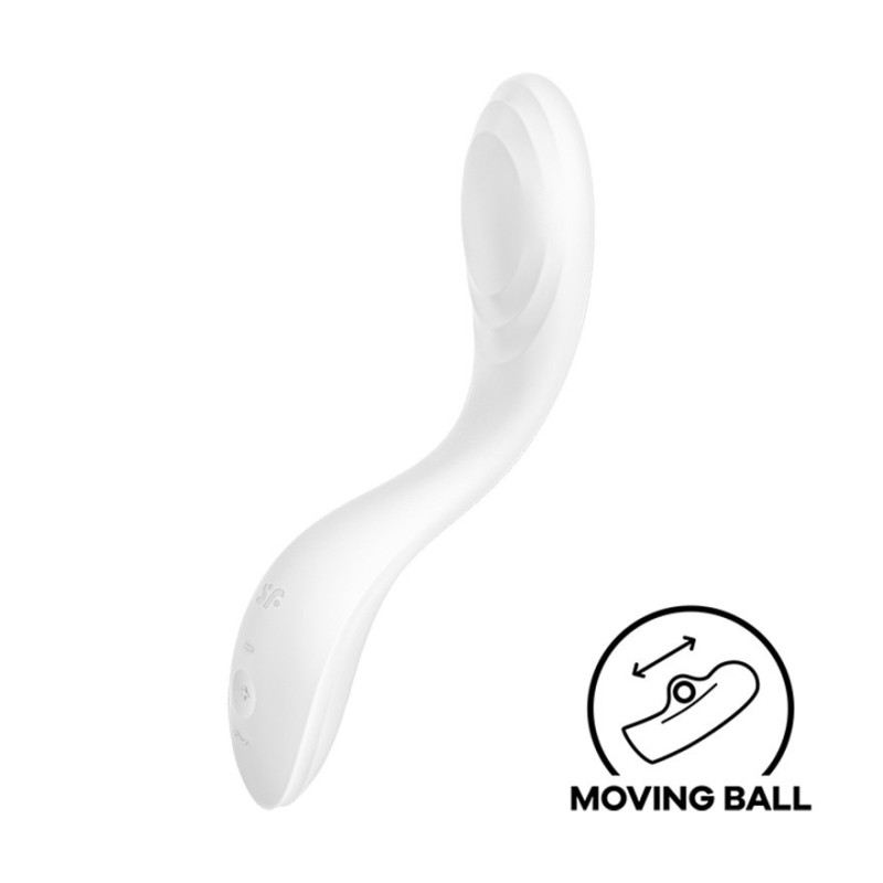 Stimulator G-točke Rrrolling Pleasure Satisfyer Bijeli Stimulator G-točke Rrrolling Pleasure Satisfyer Bijeli
