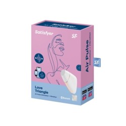 Estimulador Love Triangle Com App Satisfyer Branco