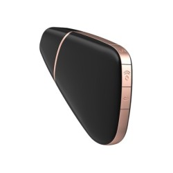 „Love Triangle“ stimuliatorius su „Satisfyer“ programėle, juodas