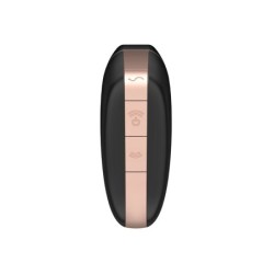 „Love Triangle“ stimuliatorius su „Satisfyer“ programėle, juodas