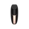 „Love Triangle“ stimuliatorius su „Satisfyer“ programėle, juodas