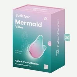 Stimulátor Mermaid Vibes Menta/Ružová Satisfyer