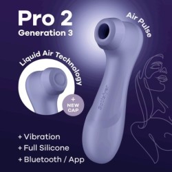 Estimulador Pro 2 Gen 3 Satisfyer Con Connect App Lila