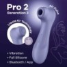 Pro 2 Gen 3 Satisfyer Stimulator Med Connect App Lila