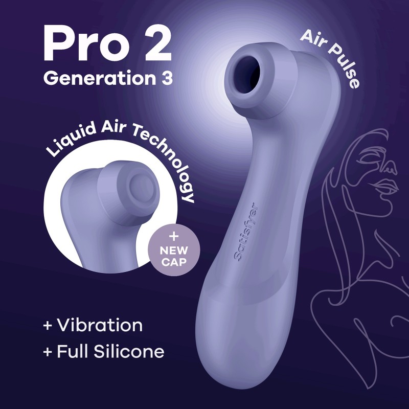 Pro 2 Gen 3 Satisfyer Lila stimulaator
