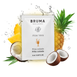 Gel Deslizante Con Aloe Vera Sabor A Piña Colada 6 Ml