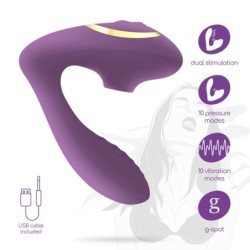 Wiederaufladbarer Moanstar Stimulator mit Crushious Gleitmittel auf Wasserbasis als Geschenk