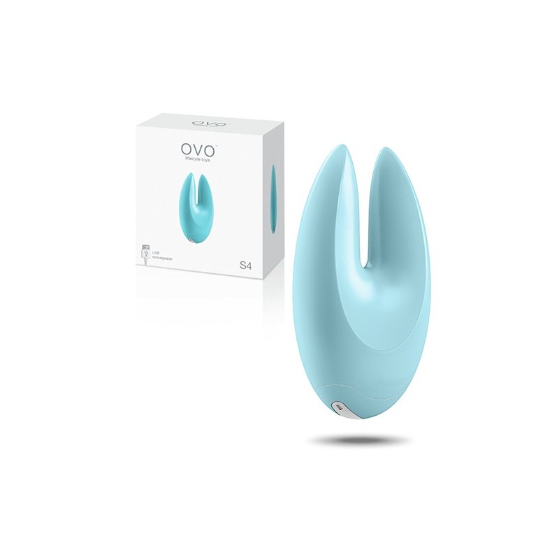 Genopladelig Stimulator S4 Ovo Blå Genopladelig Stimulator S4 Ovo Blå