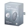 Стимулатор Tap & Climax 1 Син Сив Satisfyer