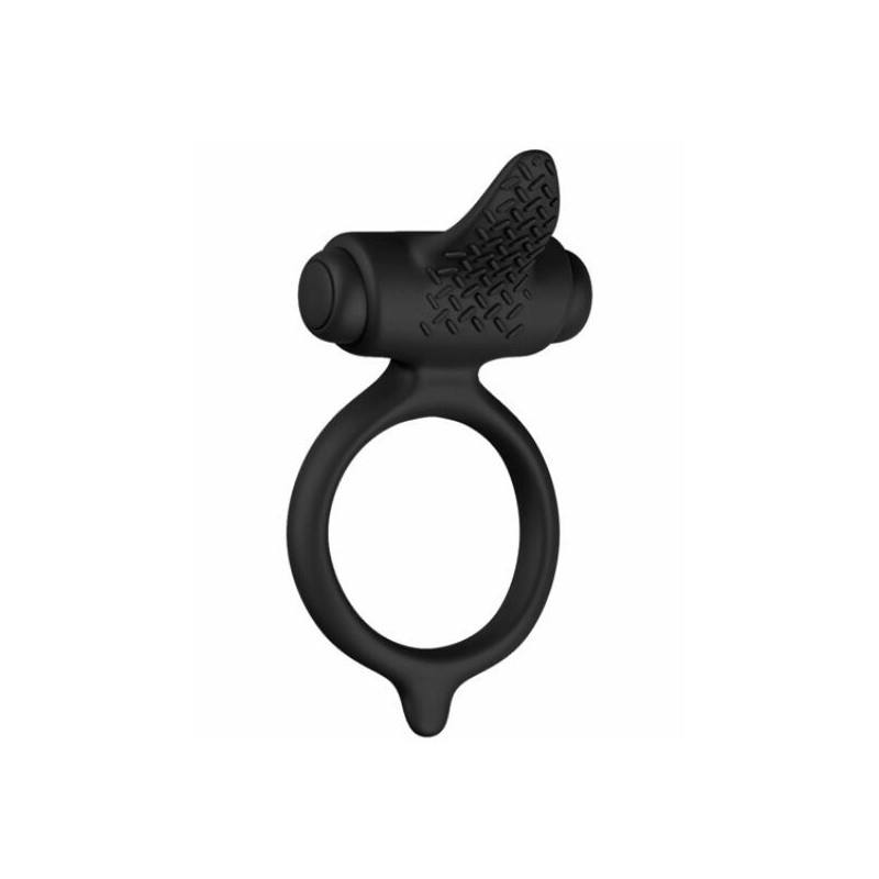 Bcharmed Basic Vibrerende Penisring - Sort