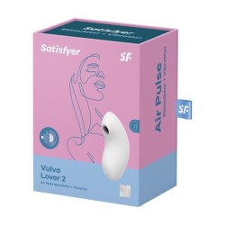 Vulva Lover 2 Hvid Stimulator fra Satisfyer