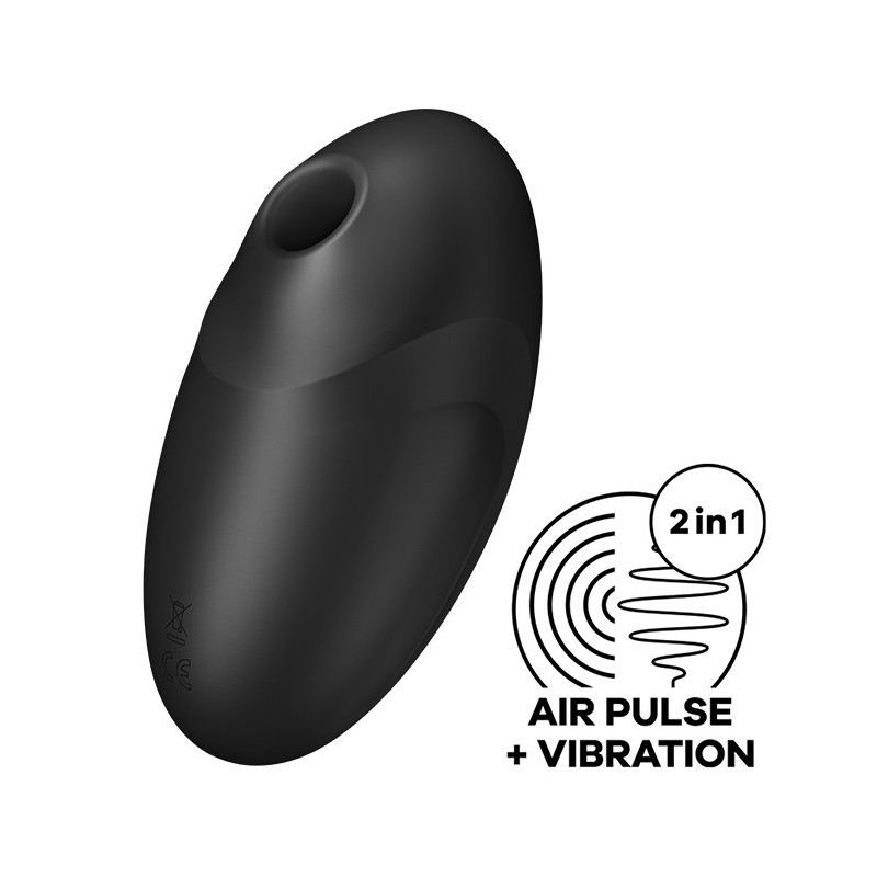 Vulva Lover 3 Svart Satisfyer Stimulator