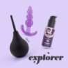 Explorer Analinis Dušas 90Ml Su Analiniu Lubrikantu 50Ml Ir Analinis Kaištis The Plunger Crushious