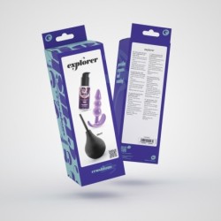 Explorer Anālā Duša 90Ml Ar Anālo Lubrikantu 50Ml Un Anālais Plug The Plunger Crushious