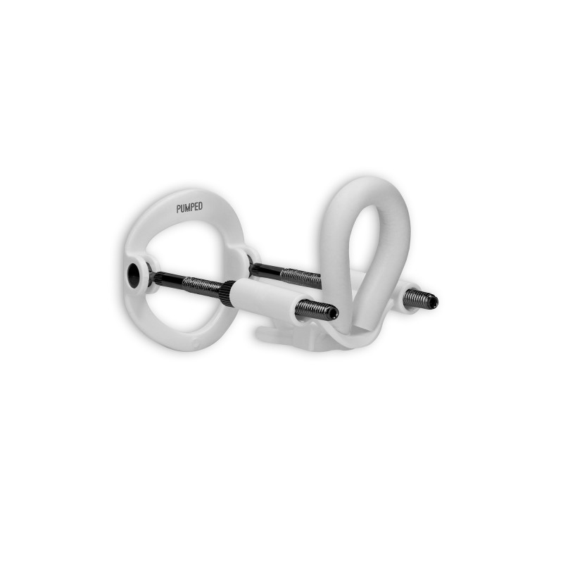 Екстендер за пенис с тракция Penis Extender Pumped Бял