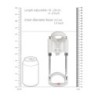 Extensor De Pene Por Tracción Penis Extender Pumped Blanco