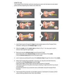 Extensor De Pene Por Tracción Penis Extender Pumped Negro