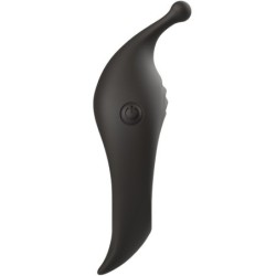 Bcharmed Rhythm Infinite Deluxe Obroček za penis 15 Vibracij Črn