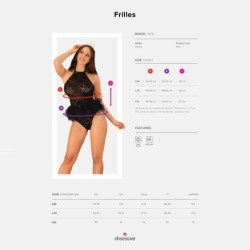 Obsessive Frilles Szobalány Jelmez 40-42 L/XL