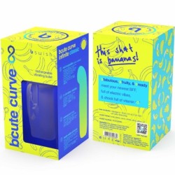Bcute Curve Infinite Classic Édition Limitée Vibrateur Rechargeable Silicone Jaune