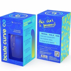 Vibromasseur Rechargeable Silicone Bleu Bcute Curve Infinite Classic Édition Limitée