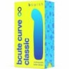 Vibromasseur Rechargeable Silicone Jaune Bcute Curve Infinite Classic