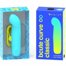Vibromasseur Rechargeable Silicone Bleu Bcute Curve Infinite Classic