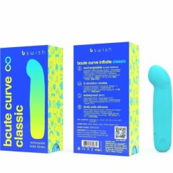 Vibromasseur Rechargeable Silicone Bleu Bcute Curve Infinite Classic