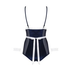 Obsessive Dienstmädchen Kostüm Blau 36-38 S/M