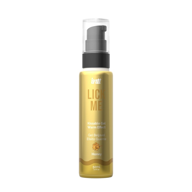Gel Beijável Com Efeito Calor e Sabor a Mel Lick Me Intt 50Ml
