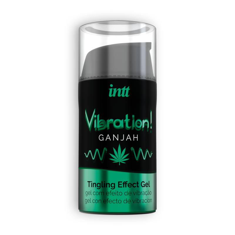 Gel Com Vibração Vibration Ganjah Intt 15Ml