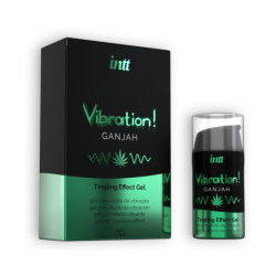 Gel Com Vibração Vibration Ganjah Intt 15Ml