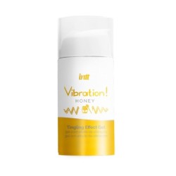 Gel Con Vibración Vibration Miel Intt 15Ml